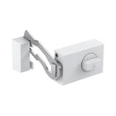 KS 500 - Serrure de coffre supplémentaire avec barre de verrouillage, blanc