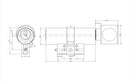 KA8 MODULAR Rund Ø: 22 mm -Drehknopfzylinder