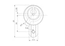 KA8 MODULAR Rund Ø: 22 mm- Doppelzylinder