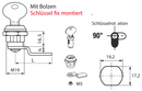 Hebelzylinder 550 / Cylindre de levier 550