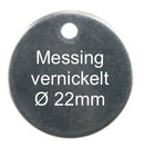 Kleintieranänger 22 mm, 10 Stück/ 10 pièces (médailles pour petit animaux)
