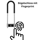Bügelschloss mit Fingerprint