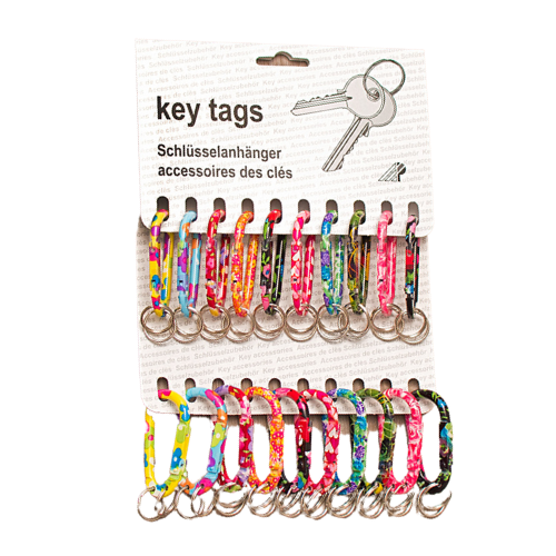 C-Clips, metallicfarben, Display mit 20 Stück