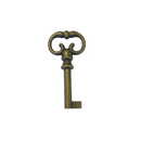 MS26 30 MM Möbel-Schlüsselrohling BRÜNIERT ( 3 Stück )