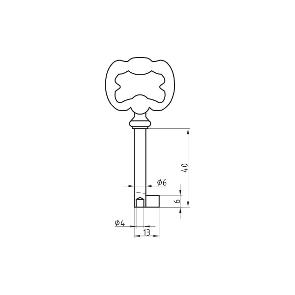 MS21 40 MM Möbel- BRÜNNIERT ( 3 Stück ) (Kopie)