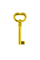 MS31 40 MM Möbel-Schlüsselrohling MESSING ( 3 Stück )