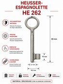 262 HE Heusser-Espagnolette (3 STÜCK)