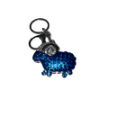 Porte-clés divers "paillettes" lot de 12 pièces