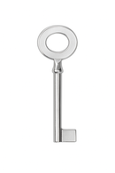 MS15 30 MM Möbel-Schlüsselrohling VERNICKELT ( 3 Stück )