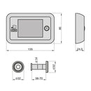 TS 700 Digitaler Türsion  - silber
