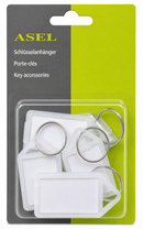 AS-SB-12/5 - Klapp-Anhänger weiss (5 Stück)