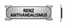 Renz anti-vandalisme 60 x 17 x 1,5 mm Inox, A22