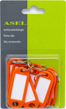 AS-SB-R10/10 - Schlüsselanhänger ORANGE (10 Stück)
