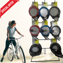 22 Stück Fahrradschloss ink. Theken display