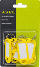 AS-SB-R10/10 - Schlüsselanhänger GELB (10 Stück)
