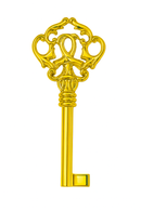 MS16 40 MM Möbel-Schlüsselrohling MESSING ( 3 Stück )