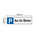 PVC PARKPLATZSCHILDER FÜR JEDE SITUATION