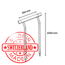 Einsteckhalterung Stahl Feuerverzinkt