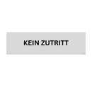 KEIN ZUTRITT