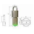 Digital-Vorhangschloss 50 mm