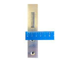 Rohrrahmenschloss, verzinkt, 1-tourig 30 MM DORN