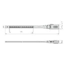 Kabelbinderschloss Schwarz