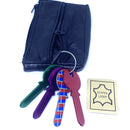 ETU-1/ Lederetuis - Rindleder, 10 Stück, schwarz