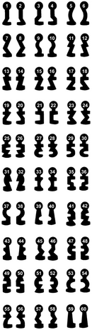 RUFE Schlüssel zu RUF Einsteck-Schloss 3 Stück (3 pièce)