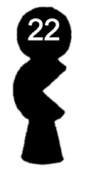 F 95 Chubb-Schlüssel, 3 Stück (3 pièce)