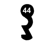 S-2305 Schlüssel zu Schänis Kellertür-Schloss, 3 Stück (3 pièce)