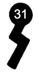 F 95 Chubb-Schlüssel, 3 Stück (3 pièce)