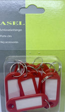 Porte-clés ROUGE, 10 pièces 