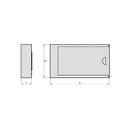 Magnetische Schlüsselbox mit Schiebedeckel SBO 210 98 mm