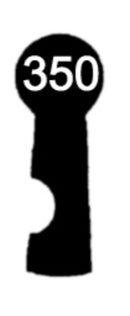 EWG Schlüssel zu EWG-Schlössern, 3 Stück (3 pièce)