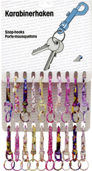 AS-K 95/ Karabinerhaken, bunt lackiert, Display mit 20 Stück