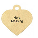 Kleintieranänger Messing 38x39 mm 10 Stück/ 10 pièces (médailles pour petits animaux)