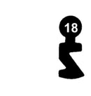 RUFE Schlüssel zu RUF Einsteck-Schloss 3 Stück (3 pièce)