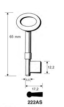 Stahlschlüssel, ungebohrt / Clé en acier, non percée
