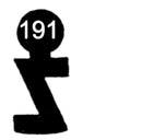 C-1 / 3 Stück (3 pièce) zu Glutz VGB