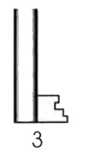 263 Möbelschlüssel Rundring gebohrt, Chubb, 3 Stück (3 pièce)