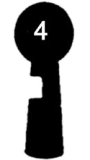 KLC Schlüssel zu Kleinlützel (MSL) Einsteck-Chubb-Schloss