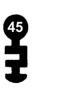 M 66 System MAIER - 66 Schlüssel zu deutschem Einsteckschloss, 3 Stück (3 pièce)