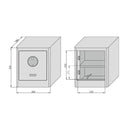 mySafe Premium 350 - Blau/Weiss