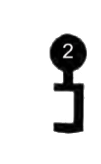 S-2466 Schlüssel zu Einsteck-Schloss Schult-Schlagbaum, 3 Stück (3 pièce)