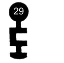 S-2005 Schlüssel zu Schänis Kasten-Schloss, 3 Stück (3 pièce)