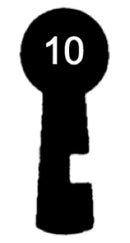 KLC Schlüssel zu Kleinlützel (MSL) Einsteck-Chubb-Schloss