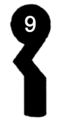 F 95 Chubb-Schlüssel, 3 Stück (3 pièce)