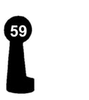 RUFE Schlüssel zu RUF Einsteck-Schloss 3 Stück (3 pièce)