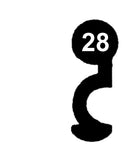 S-2305 Schlüssel zu Schänis Kellertür-Schloss, 3 Stück (3 pièce)