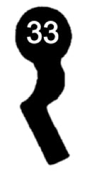 F 110 Chubb-Schlüssel, 3 Stück (3 pièce)